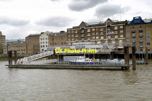 Photo 6"x4" River Thames, HMS President London c2013