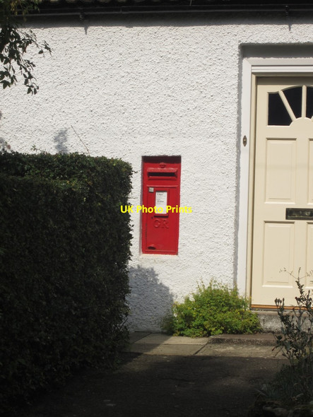 Photo 6"x4" Post box in a house wall Bowsden c2013