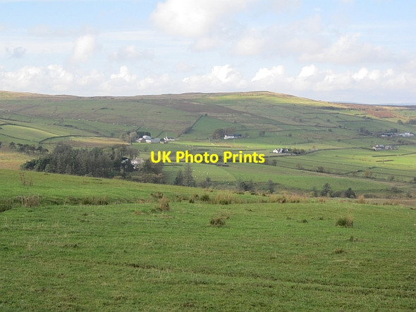 Photo 6"x4" Hill pasture, Antrim plateau Carncastle c2012