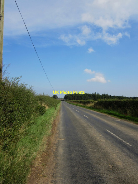 Photo 6"x4" The B6353 near Barmoor Ridge Bowsden c2013