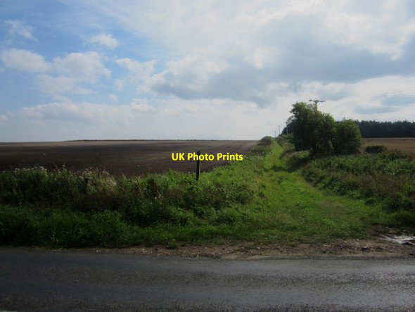 Photo 6"x4" Public bridleway and farm track Bowsden c2013