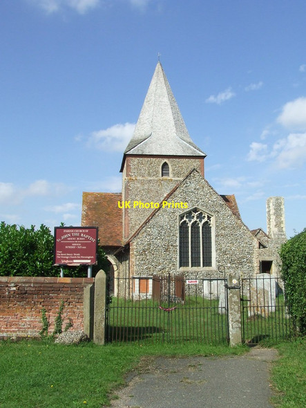 Photo 6"x4" St John The Baptist Mount Bures Mount Bures c2013 P1