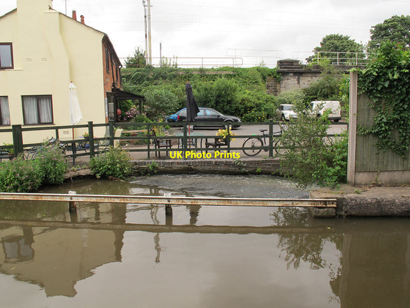 Photo 6"x4" Canal overflow at Great Haywood Great Haywood c2013