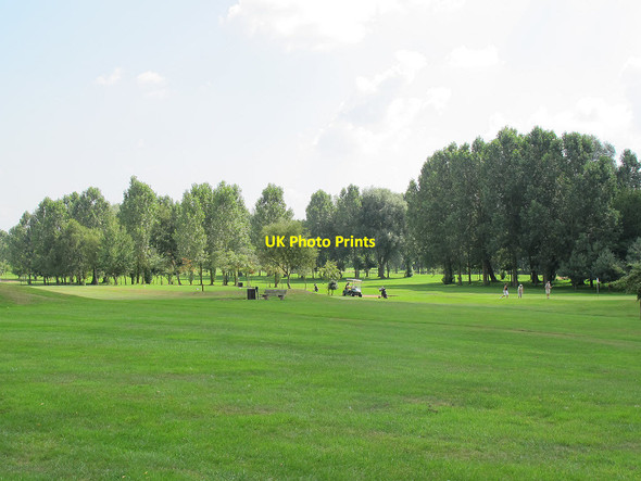 Photo 6"x4" Golfers at Malkins Bank Sandbach c2013