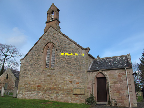 Photo 6"x4" Foulden Kirk, exterior Foulden\/NT9255 c2013