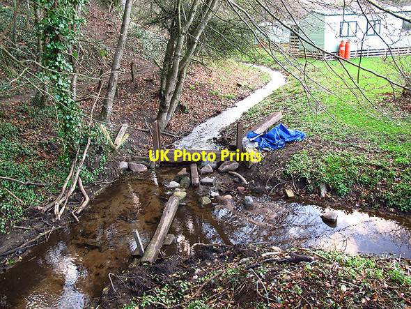 Photo 6"x4" Confluence of streams Haugh Head c2013