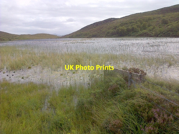 Photo 6"x4" Fence, Loch na h-Innse Gairbhe Achgarve c2013