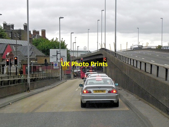 Photo 6"x4" Greenwich, Sliproad from A102 Greenwich\/TQ3977 c2013