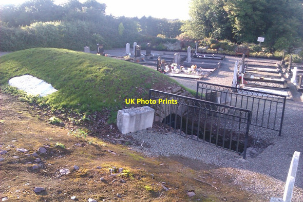 Photo 6"x4" Knockraha graveyard and Sing Sing prison Knockraha c2013