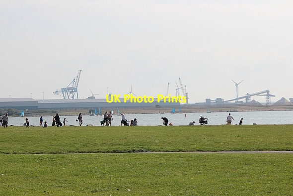 Photo 6"x4" The Marine Lake, Seaforth Crosby\/SJ3198 c2013