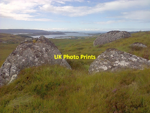 Photo 6"x4" Boulders Above  Clais C\u00c3\u00a0rnaich Drumchork\/NG8788 c2013