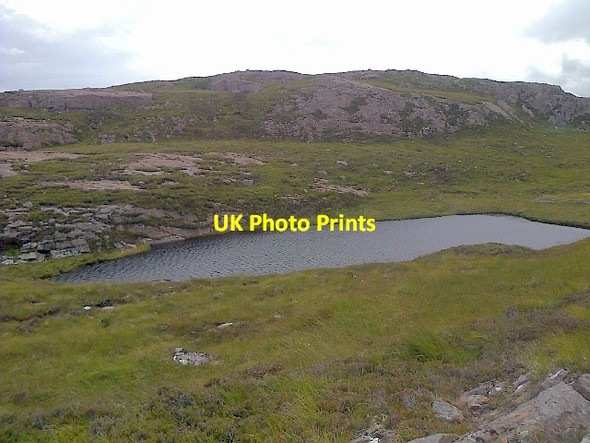 Photo 6"x4" Lochan below Meall nam Meallan Mellon Udrigle c2013