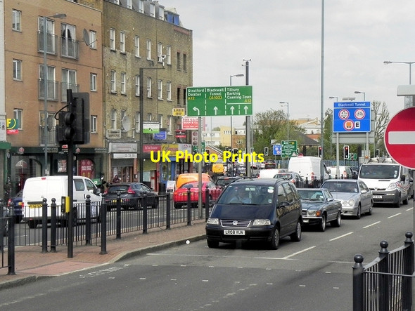 Photo 6"x4" Poplar, East India Dock Road (A13) Poplar\/TQ3780 c2013