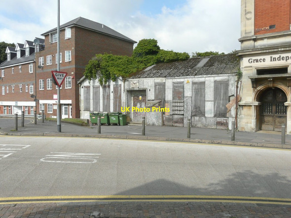 Photo 6"x4" Dilapidated building, Grace Hill Folkestone c2013