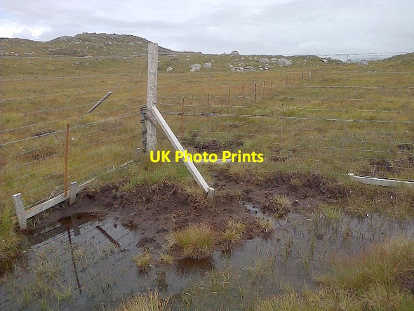 Photo 6"x4" Corner of Deer Fence Drumchork\/NG8788 c2013