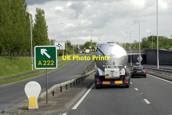Photo 6"x4" Sidcup Bypass Road, Exit to A222 Foxbury c2013