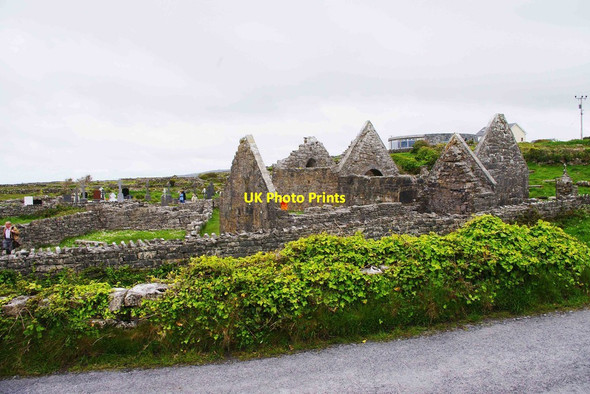 Photo 6"x4" Na Seacht dTeampaill (Seven Churches), near Onaght, Inishm\u00c3\u00b3r (\u00c3\u0081rainn), Aran Islands, Co. Galway Inishmore c2013