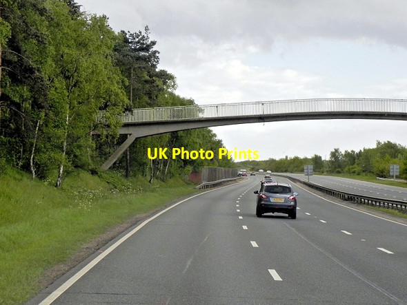 Photo 6"x4" Footbridge over The A20 near Swanley Swanley\/TQ5168 c2013