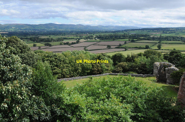 Photo 6"x4" View to the Clwydian Hills Denbigh\/Dinbych c2013
