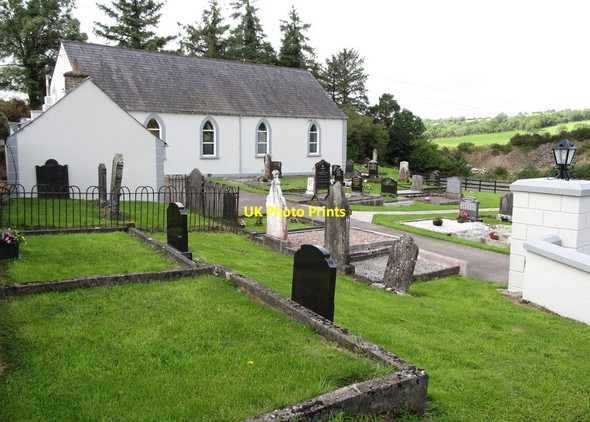 Photo 6"x4" Corraneary Presbyterian Church and Graveyard Canningstown c2013