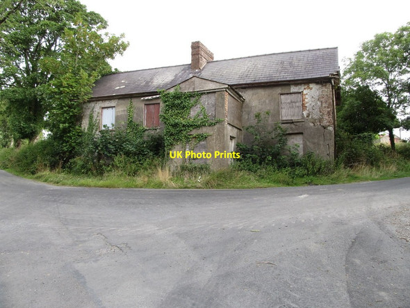 Photo 6"x4" Derelict house at Corraneary Cross Roads Canningstown c2013