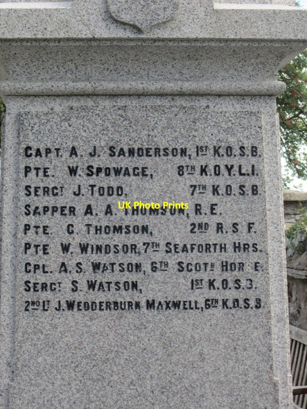 Photo 6"x4" The War Memorial at Parton Parton\/NX6970 c2013