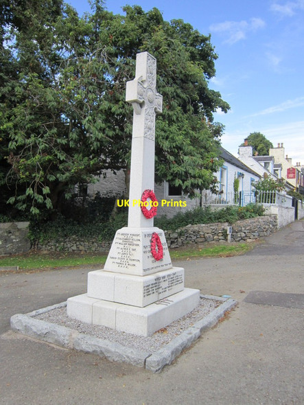 Photo 6"x4" The War Memorial at St John's Town Dalry St John's Town of Dalry c2013 P1