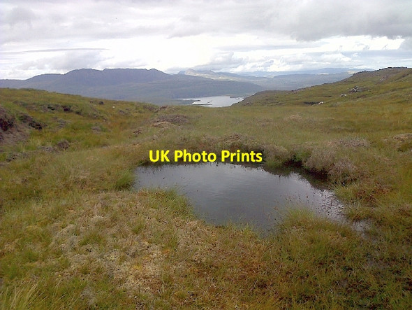 Photo 6"x4" Pool on the Eastern Ridge of Cnoc a' Bhaid-rallaich Badrallach c2013