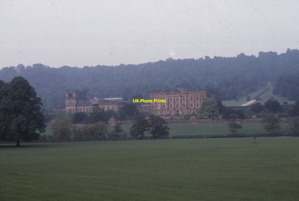 Photo 6"x4" Chatsworth House and park from the south-west Edensor c1998