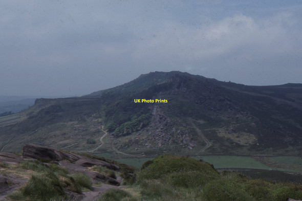 Photo 6"x4" On Hen Cloud: view towards The Roaches Meerbrook c1998