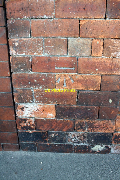 Photo 6"x4" Benchmark on wall on Black Bull Street Leeds\/SE3034 c2013
