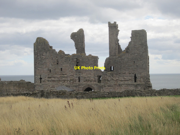 Photo 6"x4" The inner wall of the ruined gatehouse, Dunstanburgh Castle Craster c2013