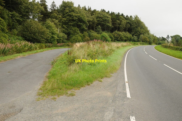 Photo 6"x4" Layby on the B5105 Llanfihangel Glyn Myfyr c2013