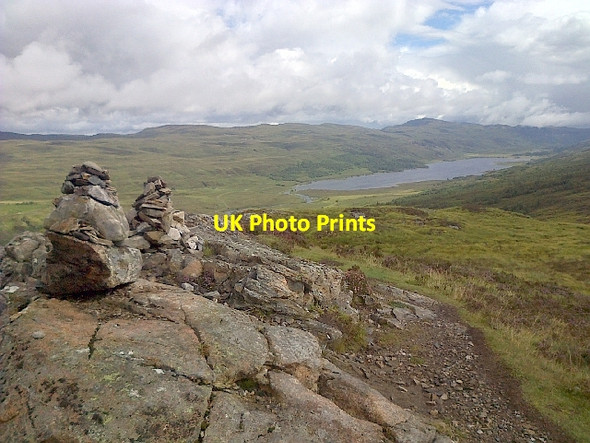Photo 6"x4" Twin Cairns, Meall M\u00c3\u00b2r Braes of Ullapool c2013