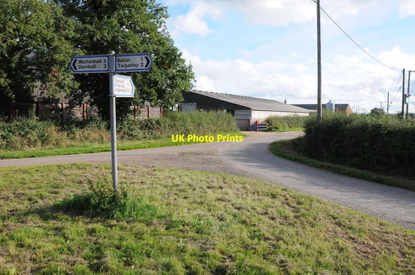 Photo 6"x4" Road junction at Oxheys Eaton\/SJ5763 c2013