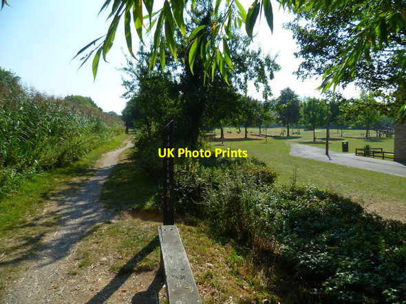 Photo 6"x4" Orange Way after Wiltshire (471) Slough\/SU9979 c2013