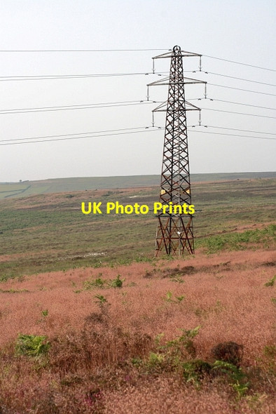 Photo 6"x4" Electricity Transmission Pylon Sleights\/NZ8607 c2013