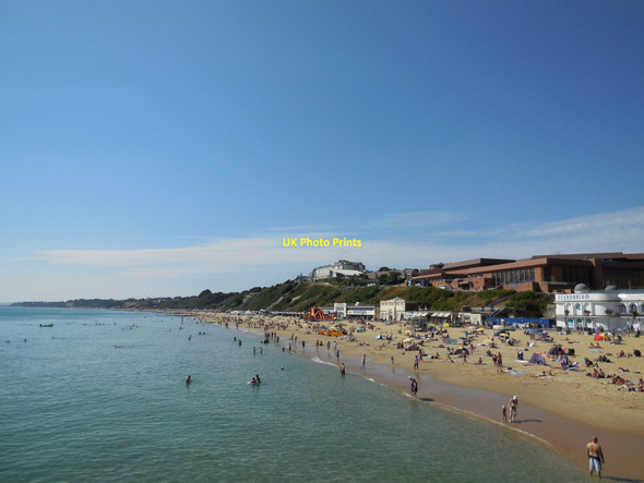 Photo 6"x4" Looking West from Bournemouth Pier Bournemouth c2013