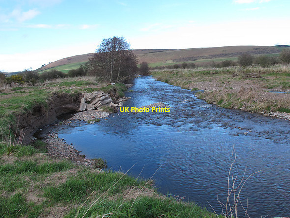 Photo 6"x4" Remains of a footbridge Wooler c2013