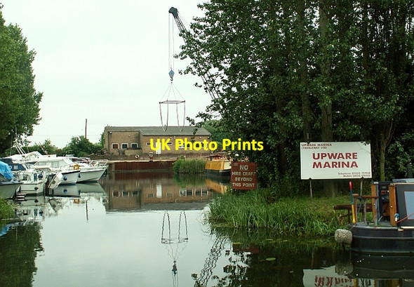 Photo 6"x4" Entrance to Upware Marina Upware c2006