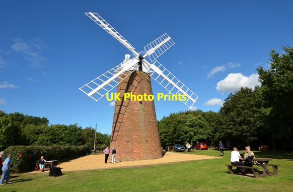Photo 6"x4" Dereham Windmill - Open day Dumpling Green c2013 P1