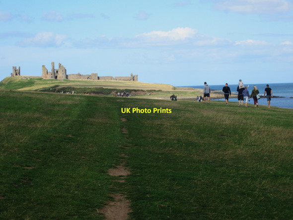 Photo 6"x4" Public footpath to Dunstanburgh Castle Craster c2013