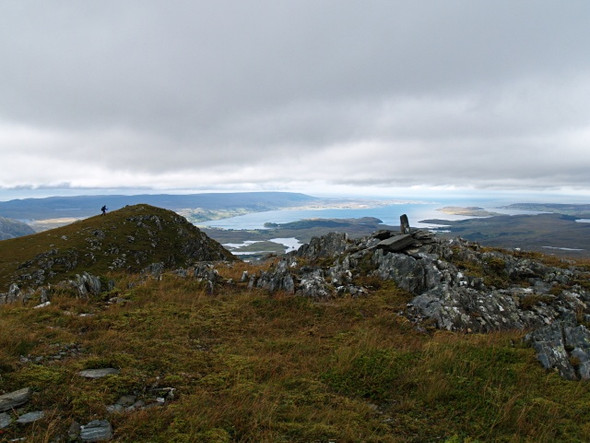Photo 6"x4" Summit, Spidean nan Clach Spidean nan Clach c2008
