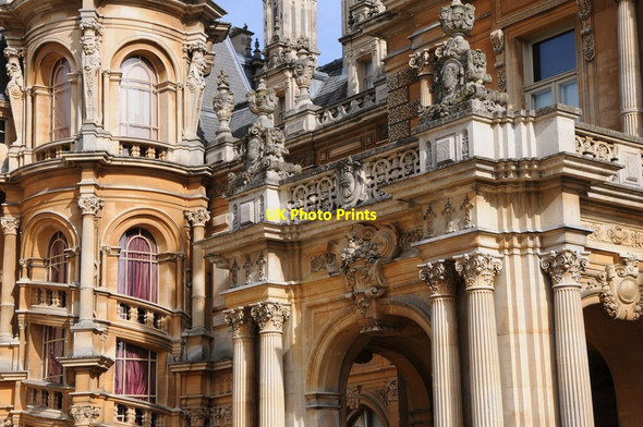 Photo 6"x4" Ornate detail of Waddesdon Manor Waddesdon c2013