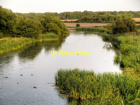 Photo 6"x4" Clumber Wetlands, River Poulter Hardwick Village c2013