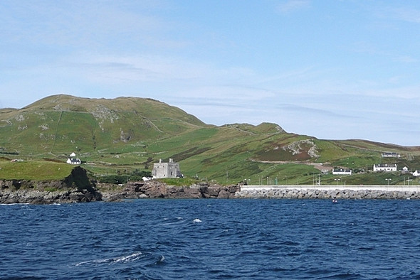 Photo 6"x4" Approaching Clare Island Clare Island c2008