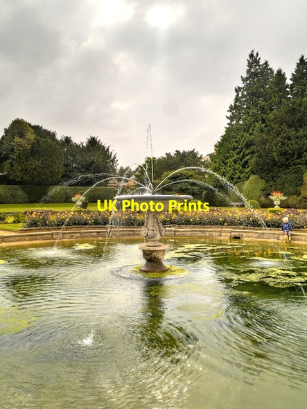 Photo 6"x4" Water Feature, Belton House Italian Garden Belton\/SK9239 c2013