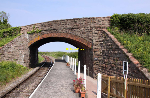 Photo 6"x4" Bridge over the line Watchet c2013