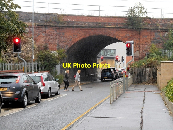Photo 6"x4" Railway Bridge over Dysart Road Grantham c2013