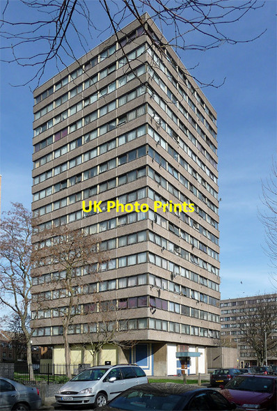 Photo 6"x4" York Road Estate, Lavender Road Wandsworth c2012